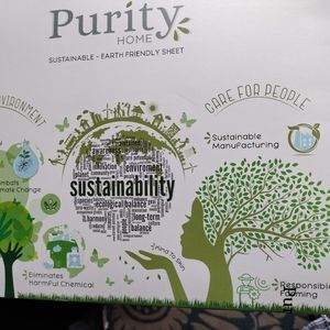 ORGANIC QUEEN SIZE SHEET SET BY PURITY